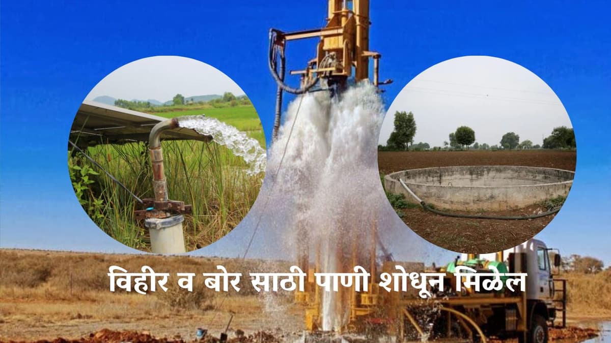 आम्ही हमखास पाणी शोधून देतो...!