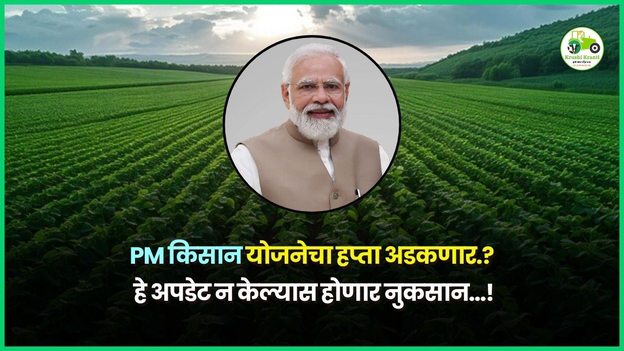 PM किसान योजनेचा हप्ता अडकणार? हे अपडेट न केल्यास होणार नुकसान…!