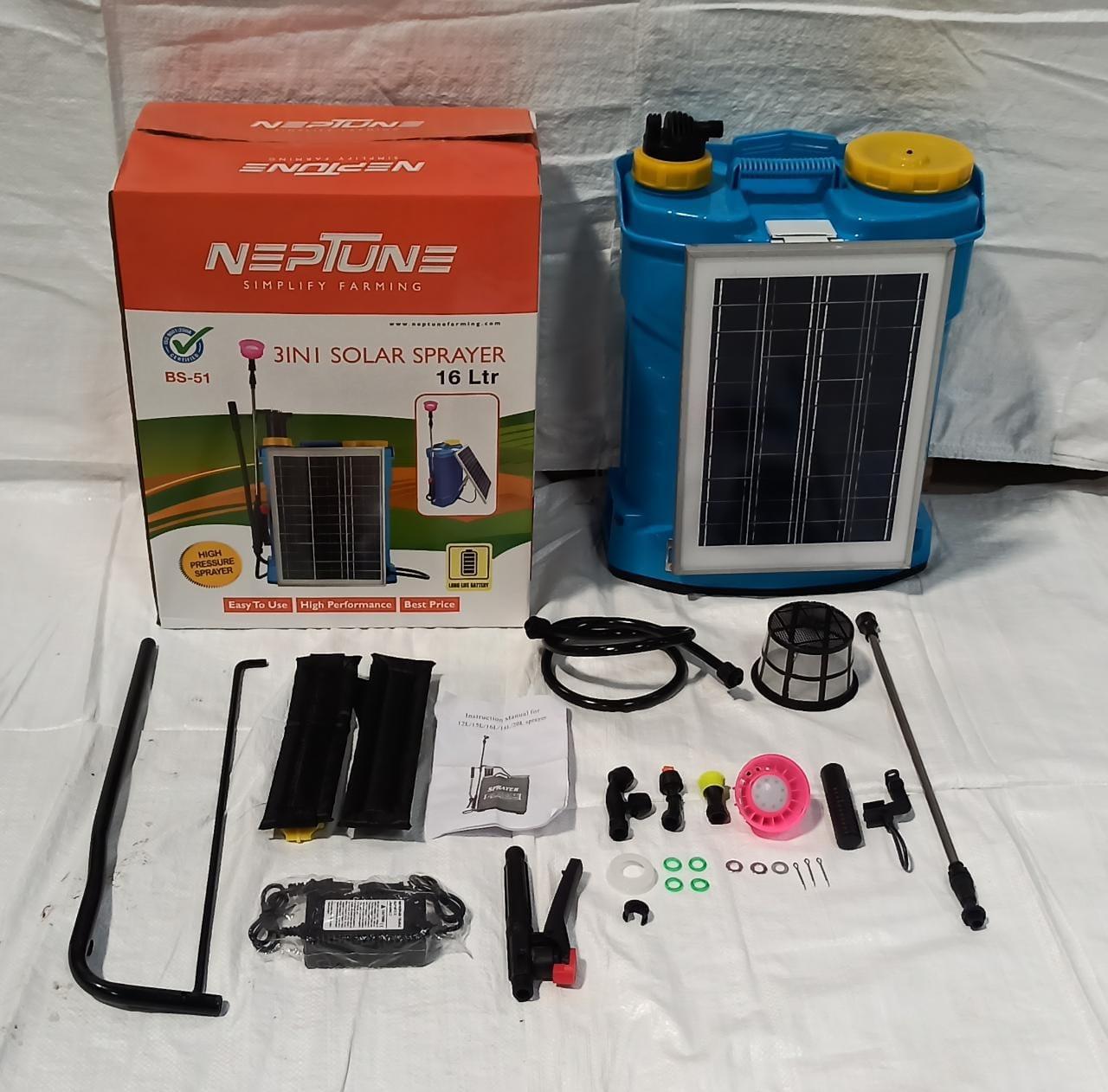 Neptune 3 in 1 सोलर स्प्रे पंप (BS-51)