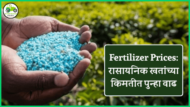 Fertilizer Prices: रासायनिक खतांच्या किमतीत पुन्हा वाढ
