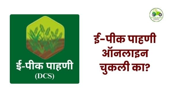 ई-पीक पाहणी ऑनलाइन राहिली का अपूर्ण? 24 डिसेंबरपर्यंत ऑफलाइन नोंदणीची संधी – शेतकऱ्यांसाठी महत्त्वाची माहिती