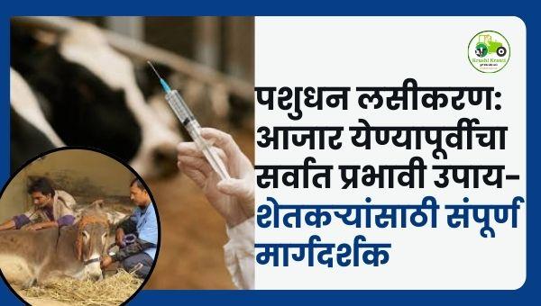 पशुधन लसीकरण: आजार येण्यापूर्वीचा सर्वात प्रभावी उपाय | शेतकऱ्यांसाठी संपूर्ण मार्गदर्शक