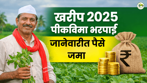 खरीप 2025 पीकविमा भरपाई : जानेवारीत पैसे जमा होणार? शेतकऱ्यांसाठी मोठी अपडेट