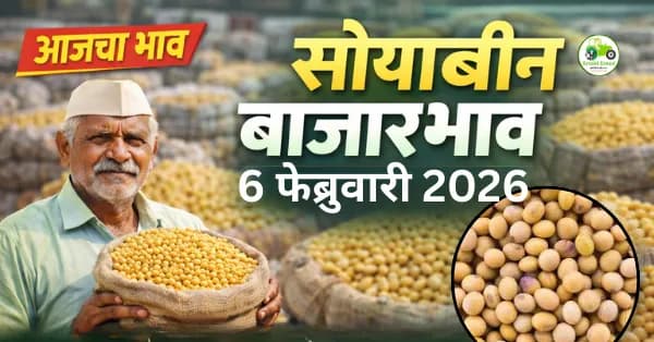 06 फेब्रुवारी 2026 – सोयाबीन बाजारभाव