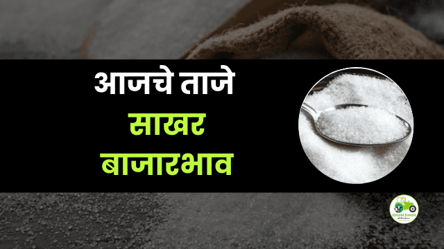 आजची साखर बाजारभाव