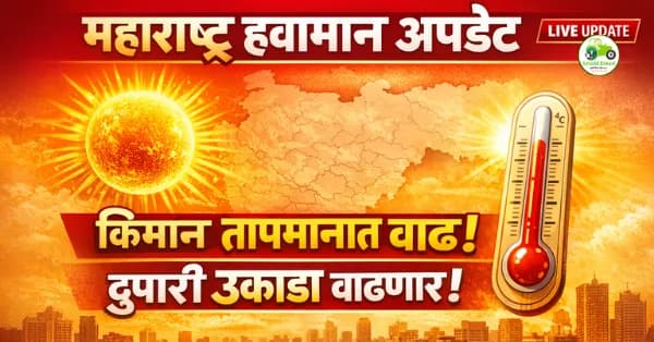 महाराष्ट्र हवामान अपडेट ११ फेब्रुवारी: किमान तापमानात वाढ, दुपारी उकाडा वाढणार