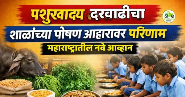 पशुखाद्य दरवाढ आणि शाळांच्या पोषण आहारावर परिणाम – वाढत्या खर्चामुळे नवे आव्हान
