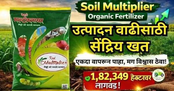 Soil Multiplier Organic Fertilizer: उत्पादन वाढीसाठी प्रभावी सेंद्रिय उपाय