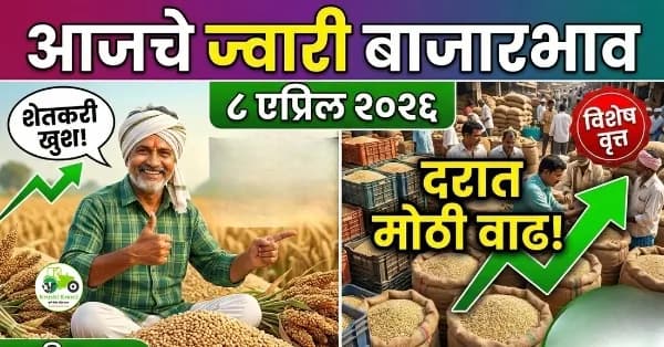 आजचे ज्वारी बाजारभाव ८ एप्रिल २०२६
