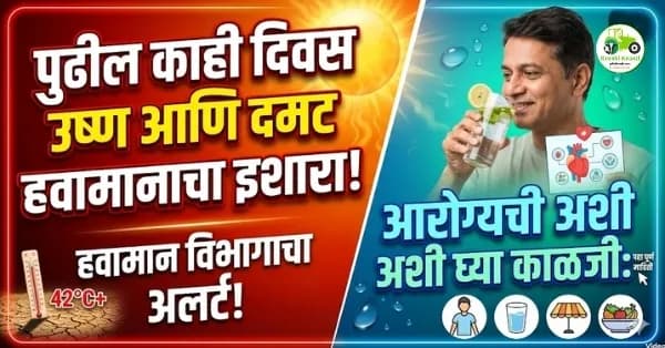 पुढील काही दिवस उष्ण आणि दमट हवामानाचा इशारा; आरोग्याची अशी घ्या काळजी