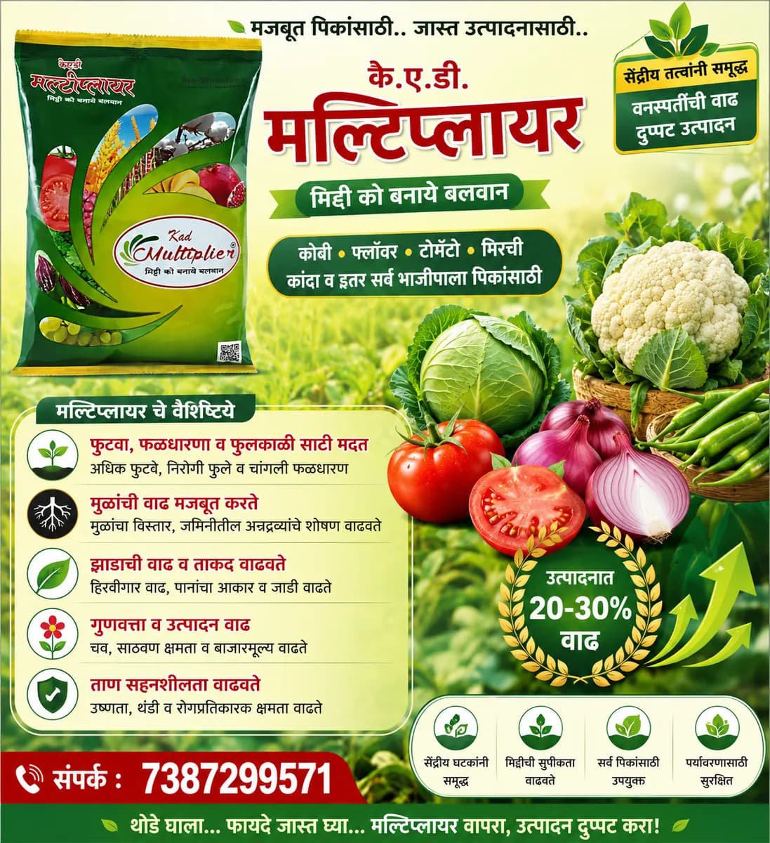 सॉईल मल्टिप्लायर उपलब्ध