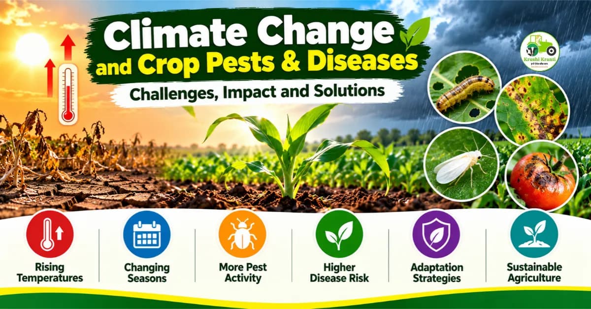 Climate Change and Crop Pests: Impact and Management