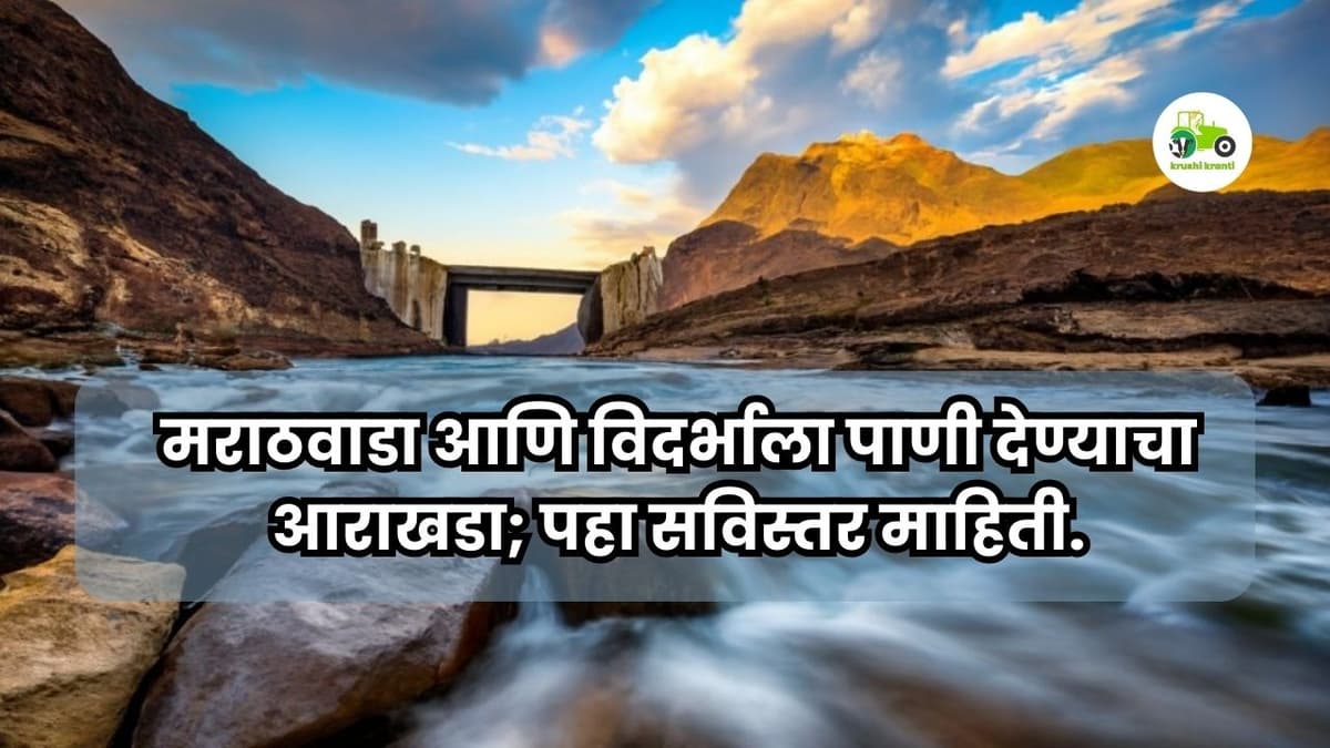 मराठवाडा आणि विदर्भाला पाणी देण्याचा आराखडा; पहा सविस्तर माहिती.