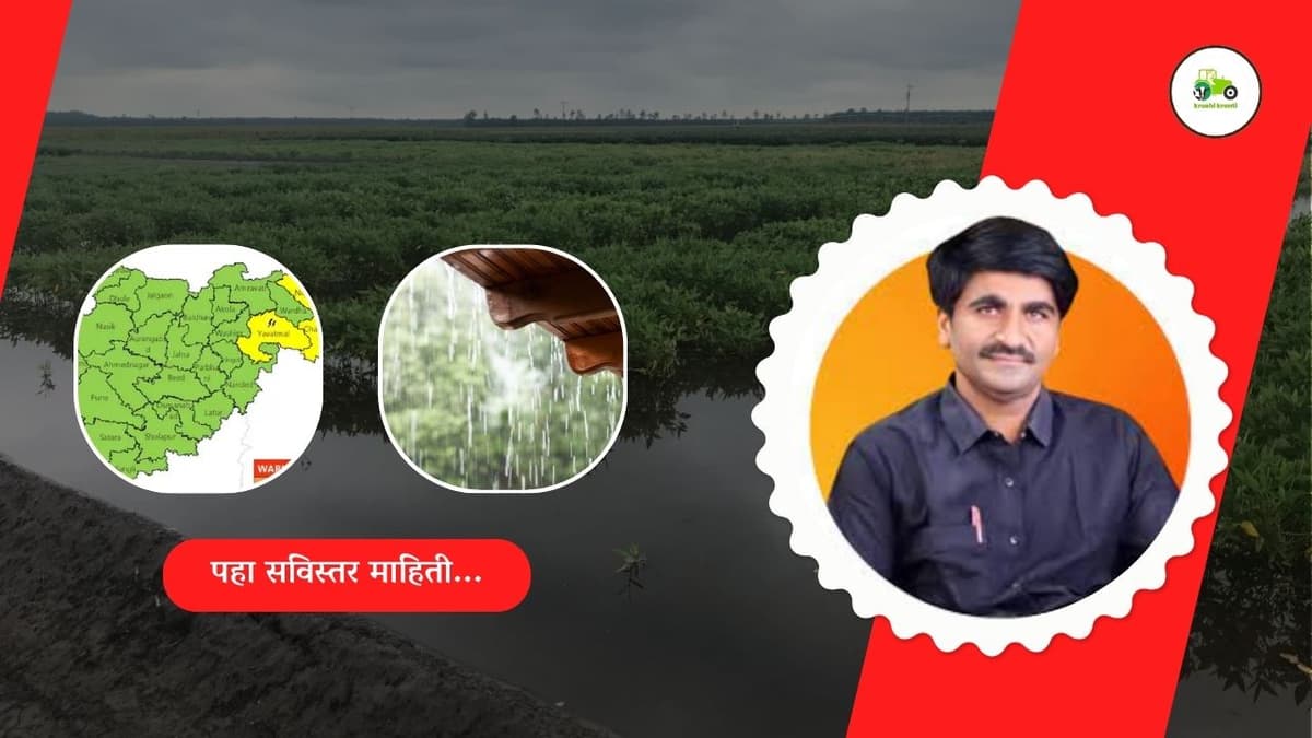 अतिवृष्टीत शेतकऱ्यांचे पीक गेले वाहून, डख यांचे सुद्धा नुकसान...