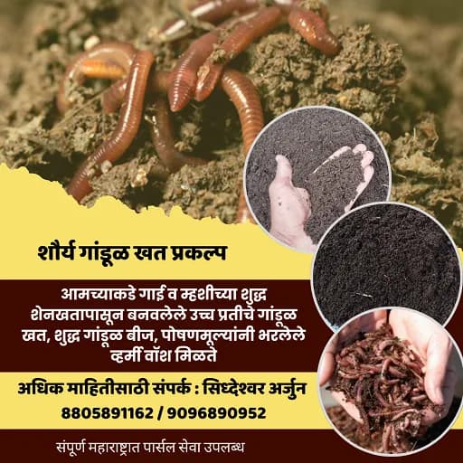 शौर्य गांडूळ खत प्रकल्प