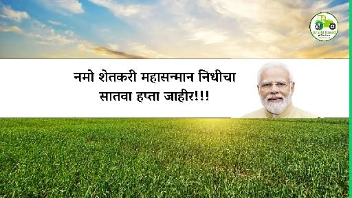 नमो शेतकरी महासन्मान निधी चा सातवा हप्ता जाहीर!!! : Namo Shetkari MahaSanman Nidhi Yojana 7th Installment 2025