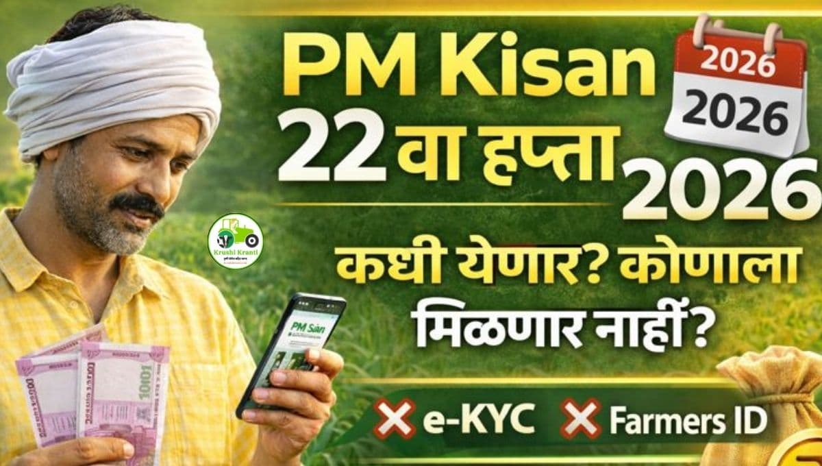 नवीन वर्षात पीएम किसानचा २२ वा हप्ता कधी? कोणाला मिळणार नाही पैसे? जाणून घ्या सविस्तर