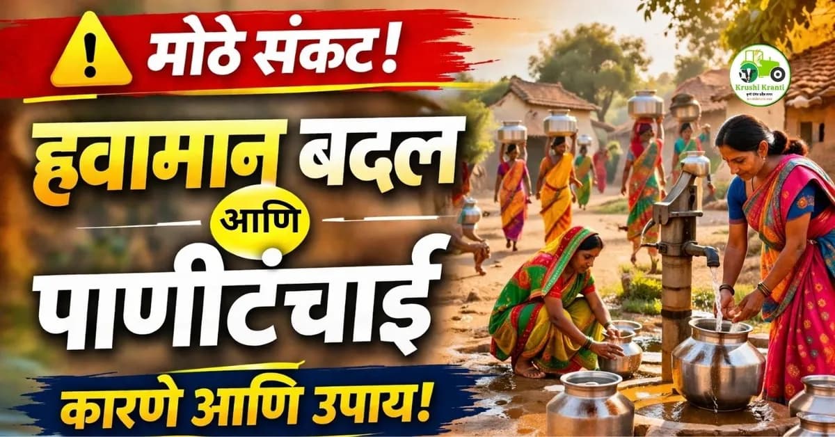 हवामान बदल आणि पाणीटंचाई