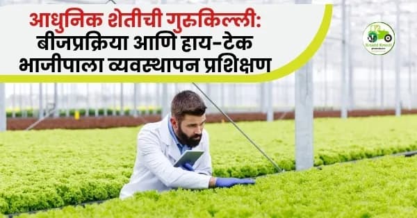 आधुनिक शेतीची गुरुकिल्ली: बीजप्रक्रिया आणि हाय-टेक भाजीपाला व्यवस्थापन प्रशिक्षण