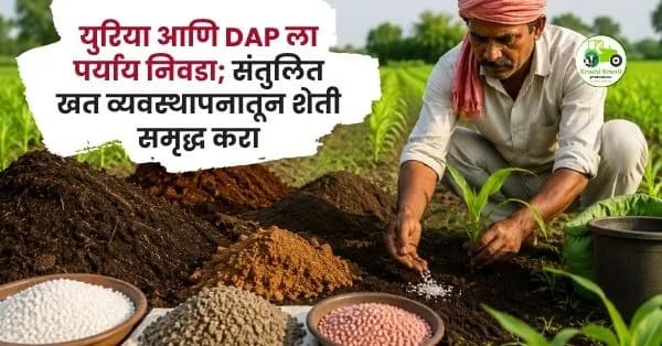 युरिया आणि DAP ला पर्याय निवडा; संतुलित खत व्यवस्थापनातून शेती समृद्ध करा