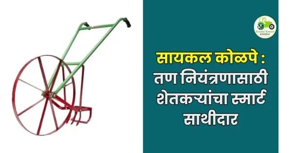सायकल कोळपे – तण नियंत्रणासाठी शेतकऱ्यांचा स्मार्ट आणि किफायतशीर साथीदार