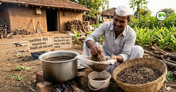एकात्मीक किड व्यवस्थापनामध्ये निंबोळी अर्काचा वापर व फायदे