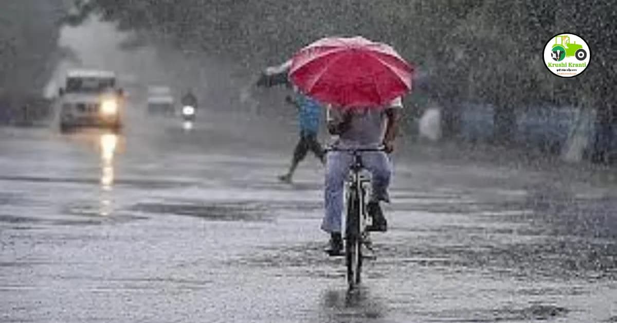 महाराष्ट्रात मान्सूनची जोरदार वाटचाल! पुढील काही दिवस पाऊस, वादळी वारे आणि सतर्कतेचा इशारा