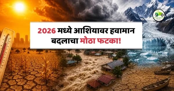2026 मध्ये आशियावर हवामान बदलाचा मोठा फटका! उष्णतेच्या लाटा, पूर आणि दुष्काळामुळे लाखो लोक प्रभावित