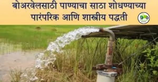Water Detection : बोअरवेलसाठी पाण्याचा साठा शोधण्याची पारंपरिक पध्दत
