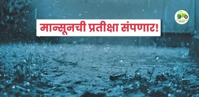 मान्सूनची प्रतीक्षा संपणार! महाराष्ट्रात २४ जूननंतर पावसाची जोरदार हजेरी; शेतकऱ्यांना दिलासा