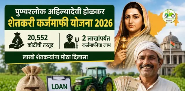 पुण्यश्लोक अहिल्यादेवी होळकर शेतकरी कर्जमाफी योजना 2026