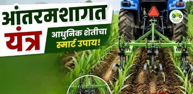 आंतरमशागत यंत्रामुळे शेती होणार अधिक सोपी! कमी खर्चात वाढवा उत्पादन आणि वाचवा मजुरी