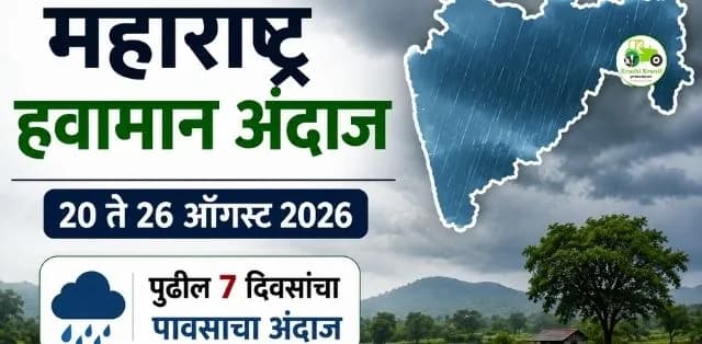 महाराष्ट्रात पुढील ७ दिवस पावसाची स्थिती कशी राहणार? IMD चा विभागनिहाय अंदाज