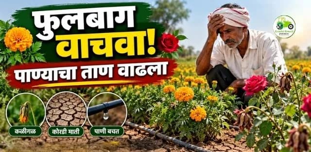 पावसाचा खंड आणि पाण्याचा ताण; फुलबाग वाचवण्यासाठी कोणत्या उपाययोजना कराव्यात?