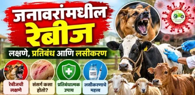 जनावरांमधील रेबीज: लक्षणे, प्रतिबंध आणि संशयित जनावराची काळजी